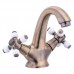 Antik Nostalji Taşlı Lavabo Bataryası